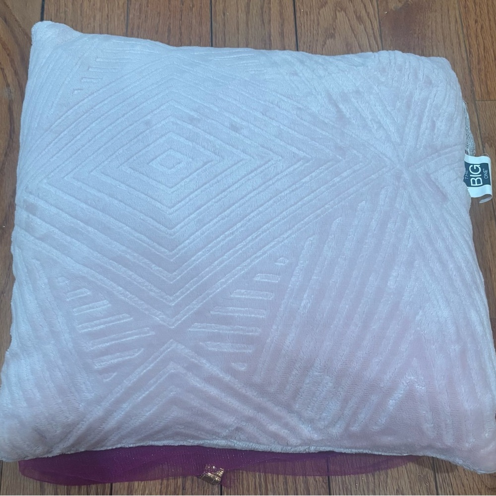 Blush pink Geometric Throw Pillow